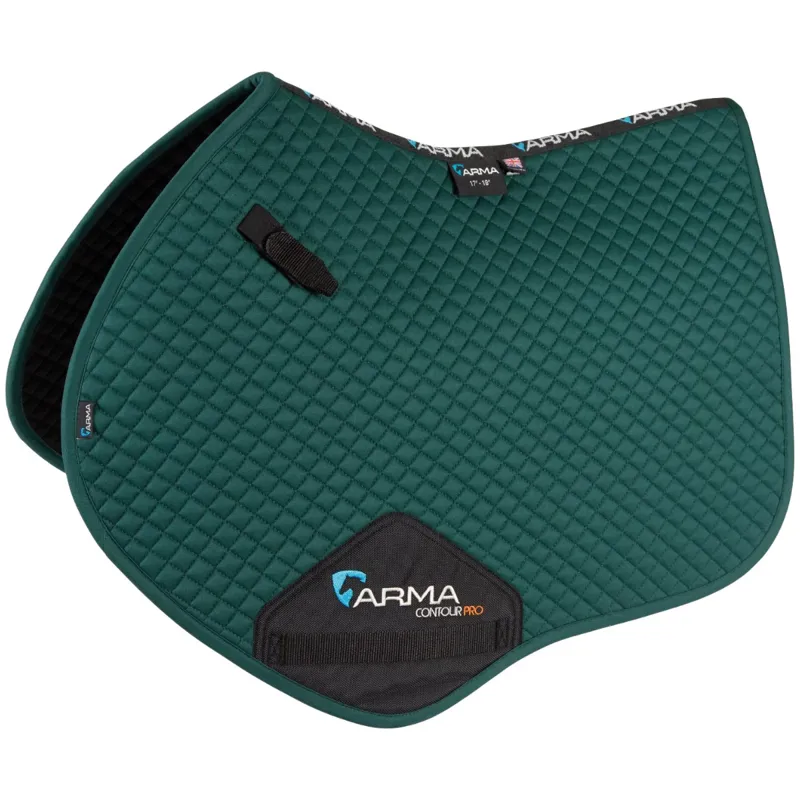 Shires ARMA Jump Saddlecloth - Green